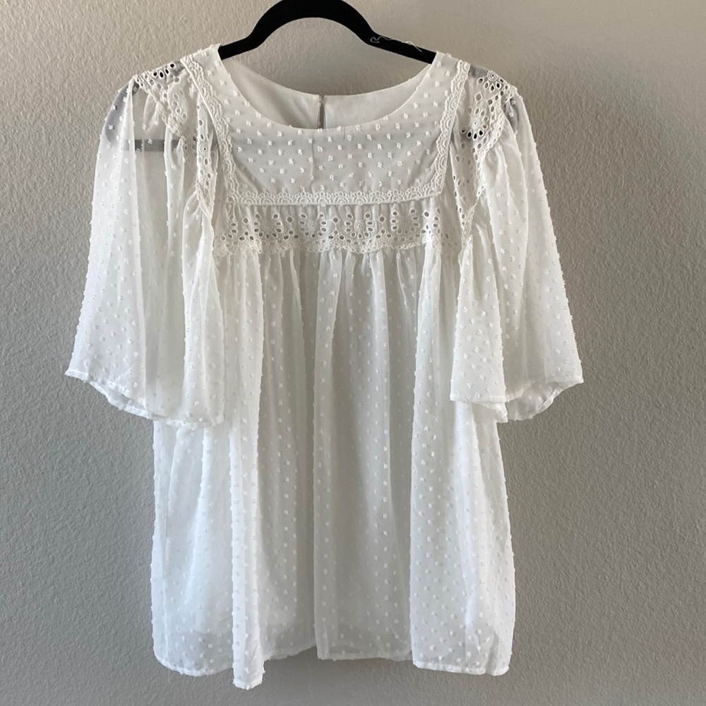 White blouse worn once